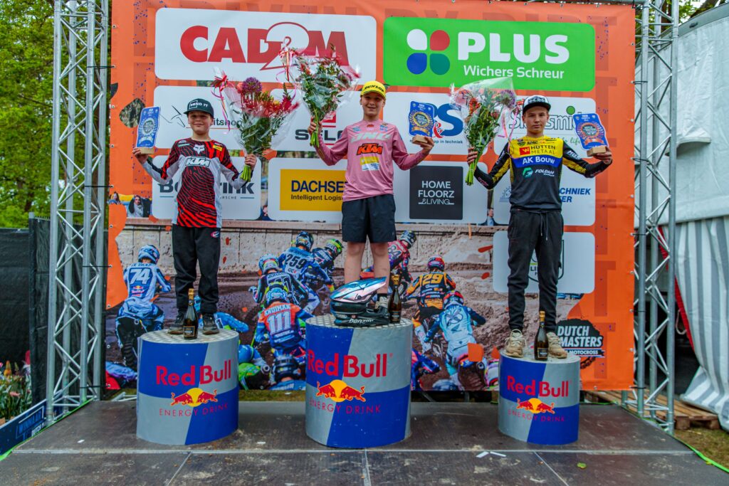 Podium v.l. Harry Dale, Luca Nierychlo, Kenzo Jaspers